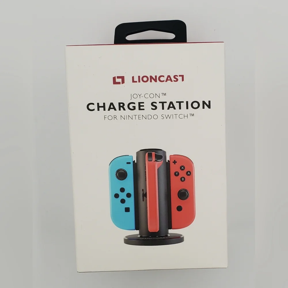 (2) Quad-Charger for Nintendo Switch, Controller Charging Station